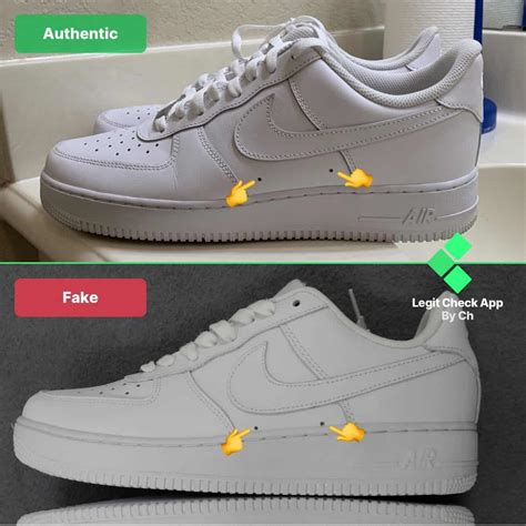 spot fake nike